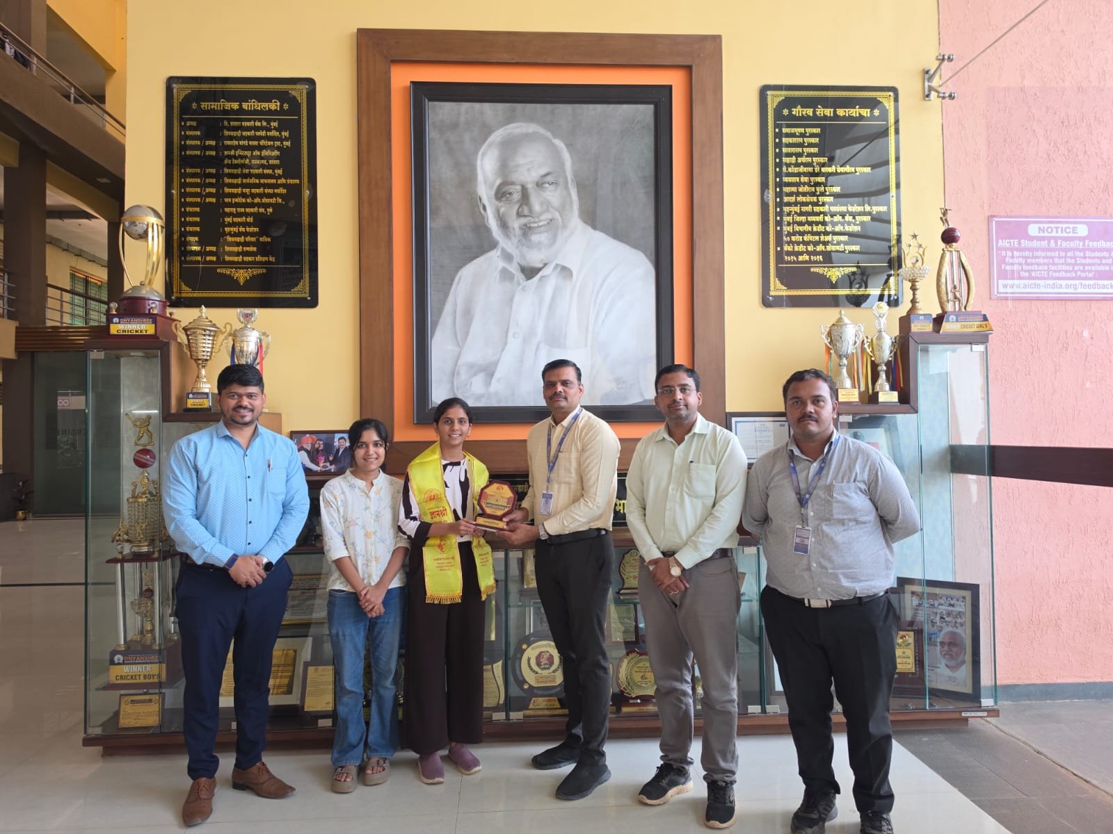 Team Jijau at Dnyanshree College